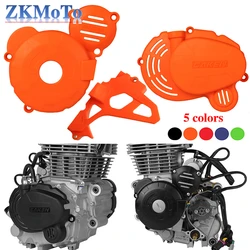 Motorcycle Clutch Guard Water Pump Cover Engine Ignition Protector For ZongShen CB250F ZS172FMM-3 Engine KAYO T4 GUIZUN BOSUER