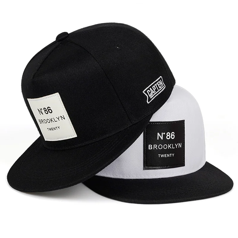 New Fashion N86 brooklyński naszywka czapka typu Snapback dla mężczyzn kobiet regulowana bawełniana czapka baseballówka Hip Hop