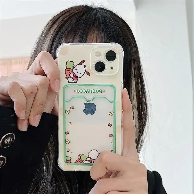 Kuromi Pochacco Cinnamoroll Card Hold Case for Samsung Galaxy A17 A07 A56 A36 A26 A55 A35 A06 A24 A14 A54 A15 A25 A34 A23 4G 5G - náhled 4