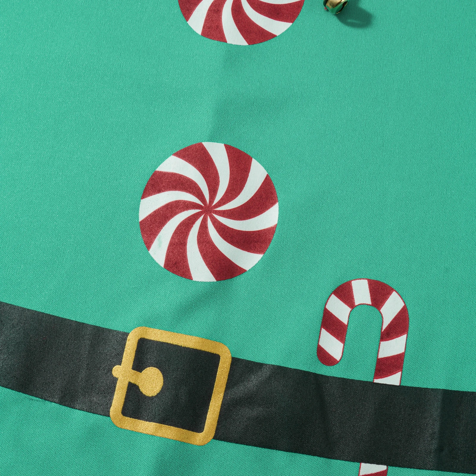 المرأة عيد الميلاد المعطف زي حلوى قصب طباعة جولة الرقبة عباءة كيب حزب الدعامة للحزب تأثيري #5