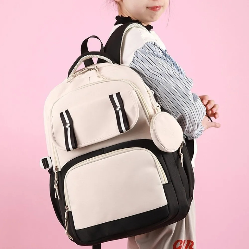 Oxford cloth Student Backpack Multiple Pockets Korean Style Student School Bag Large Capacity Harajuku Shoulders Bag