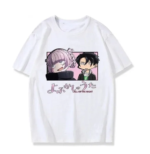 Call of the Night T shirt personality Clothes Year round clothing Oversized Couples Unisex Y2k Short Sleeves hot product Couples