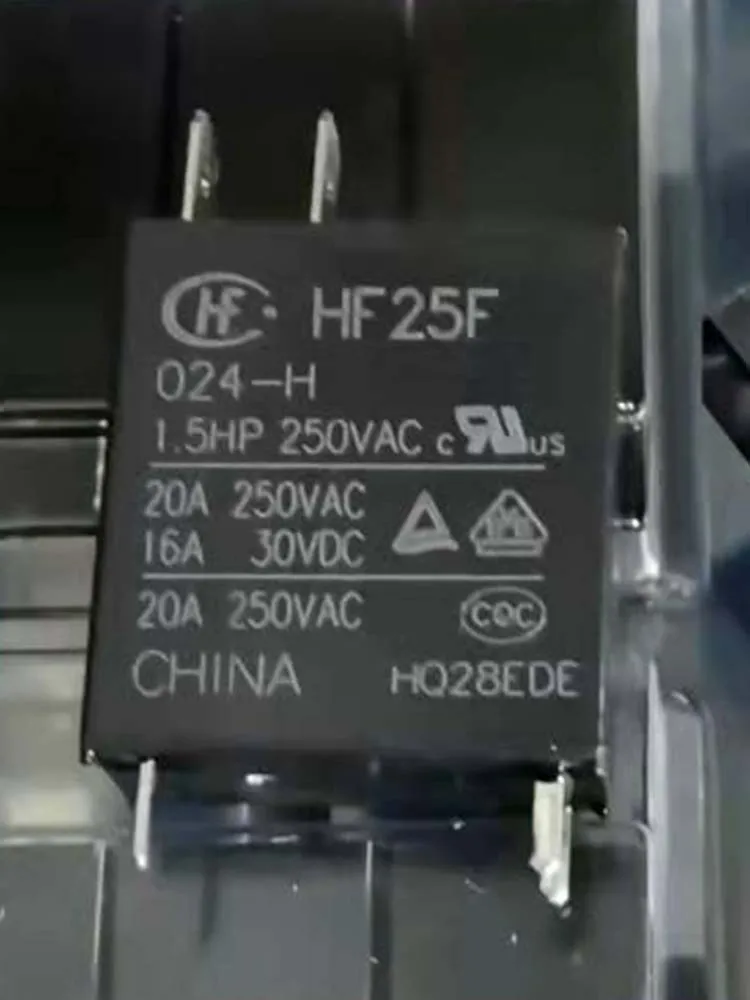 

24V Relay HF25F-024-H 20A 24VDC 4Pins