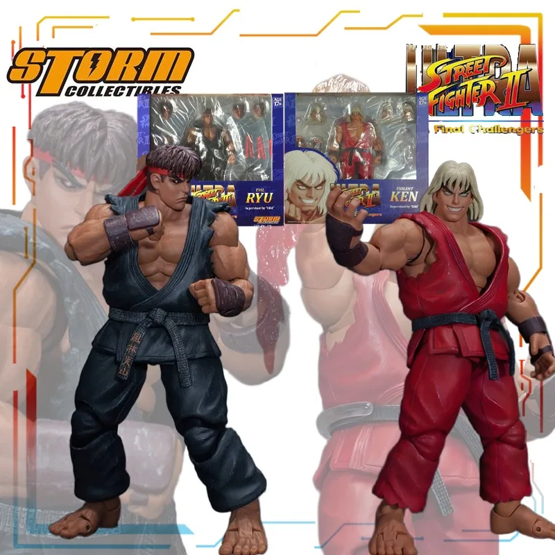 

Spot Goods Brand New Spot Goods Original Street Fighter 2 Series Kill Yilong Anime Action Figure Model Toys Model Gifts for Boys