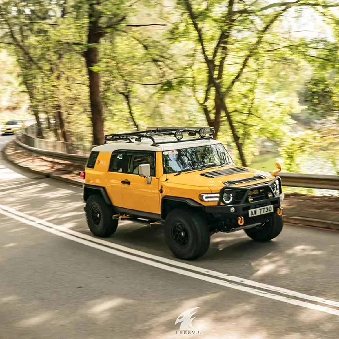 Amortecedor dianteiro do carro para Toyota FJ Cruiser DO estilo, liga de magnésio e alumínio, Double Bullpen amortecedor dianteiro