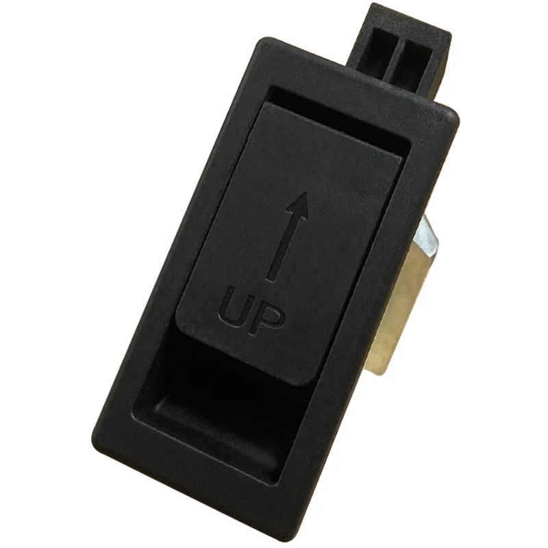 2pcs Estseller ABS Plastic Push Keyless Door Lock Industrial Electric Cabinet Close Inline Panel Latch Lock Door & Window Handle