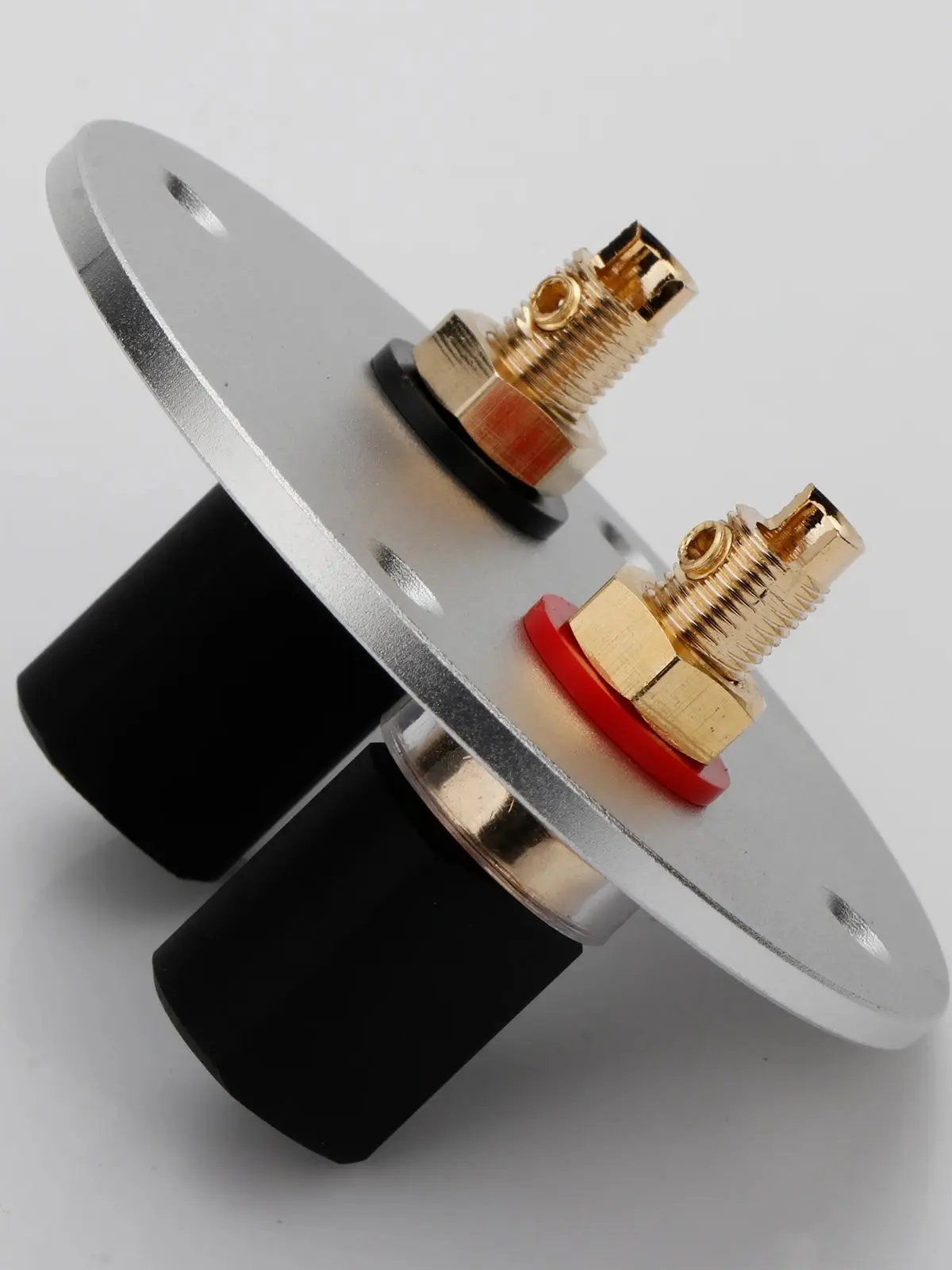 HIFI-Lautsprecher-Binding Post, kein Löten, vernickeltes Horn-Terminal, Audio-Verstärker-Buchse, vergoldeter HiFi-Klemmenblock – Detail 11
