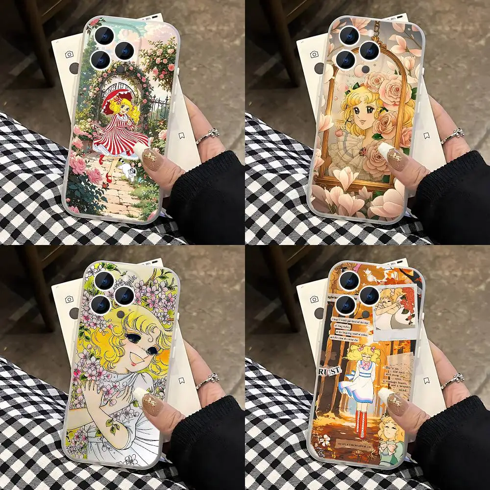 

C-Candy Anime Candy Phone Case For iPhone 17,16,15,14,13,12,11 Pro,Max,Plus,Mini,Air,E Magnetic Magsafe Frosted Clear