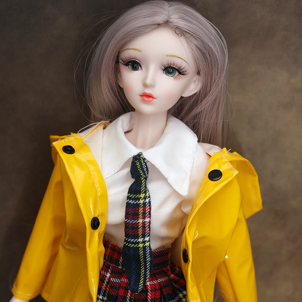 

60 см BJD кукла, комплект одежды и платья ручной работы, 23-дюймовая игрушка-кукла, настраиваемый аксессуар, ваш модный кукольный гардероб