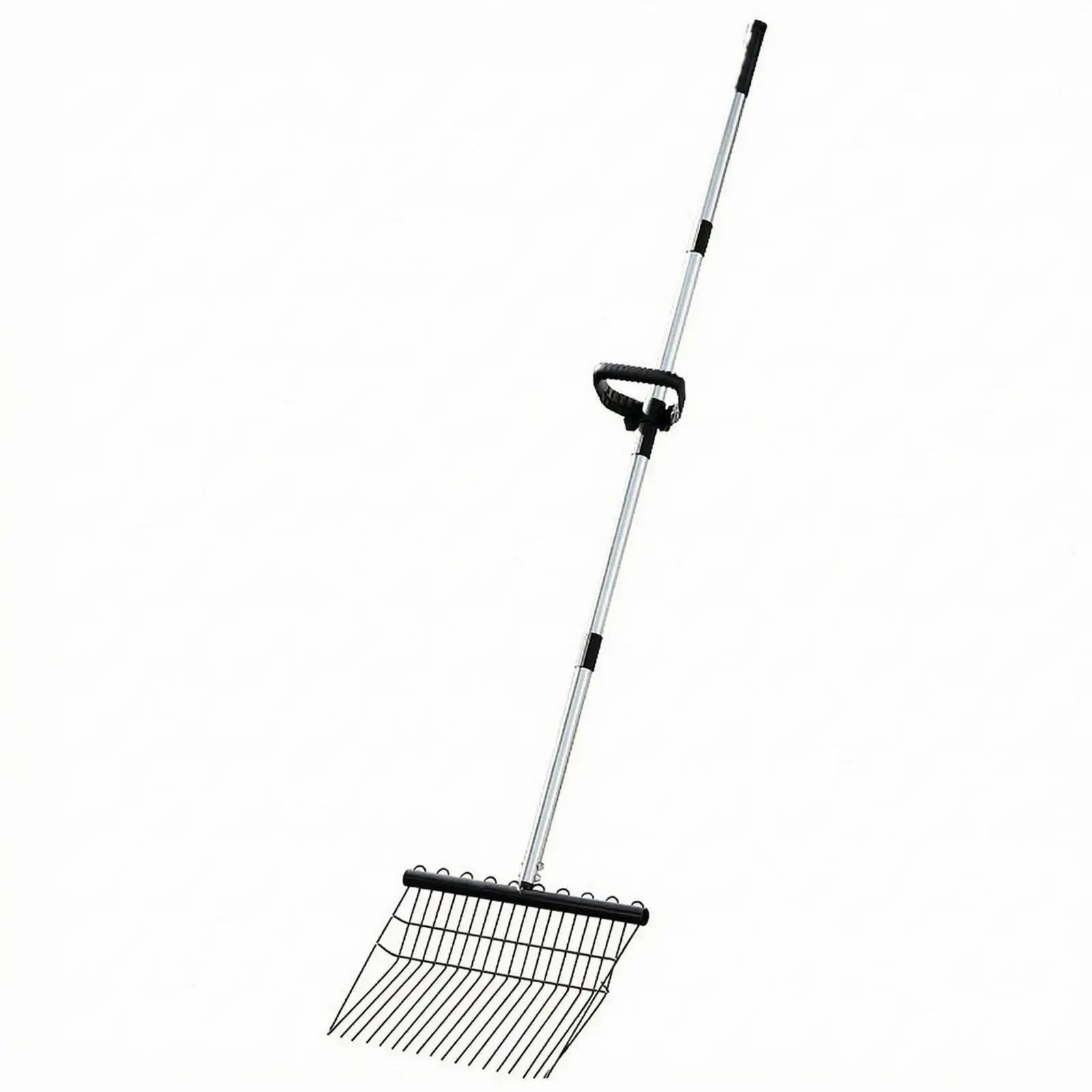 Garden Tool with Curved Grip Handle | Sturdy Metal Head, High-Efficiency, Long-Handled Garden Tool, for Yard Cleanup