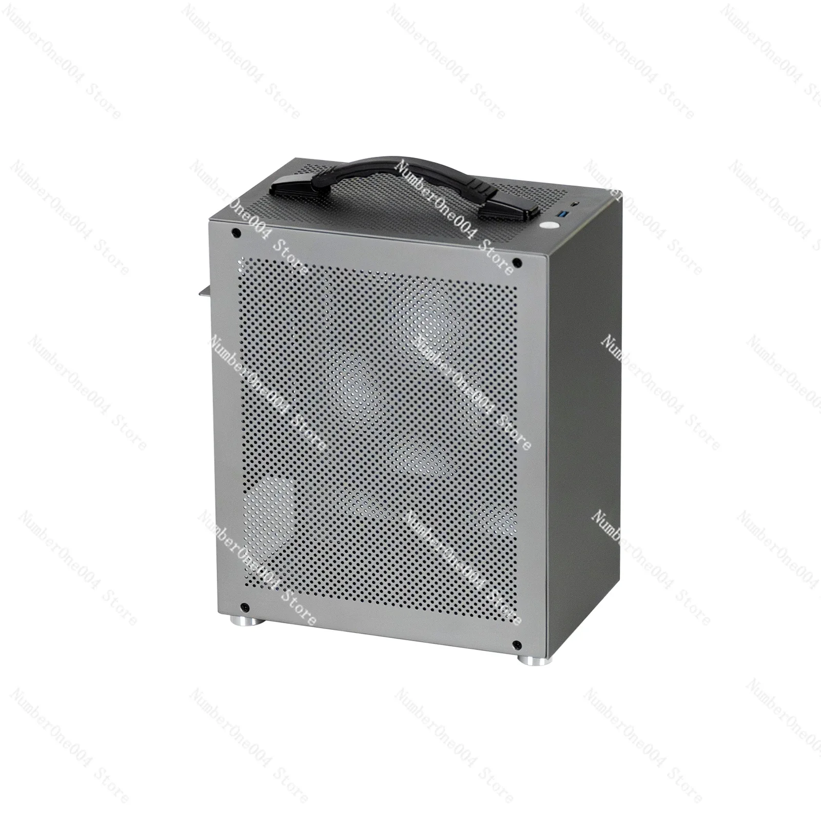 

P20 Portable A4 Portable Host SFX Power Supply Mini Compact Ultra Small All Aluminum ITX Chassis