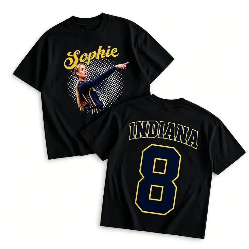 Best Fan Gift Option: Sophie Cunningham Signature Basketball Graphic Short Sleeve Tee,Classic Streetwear Unisex
