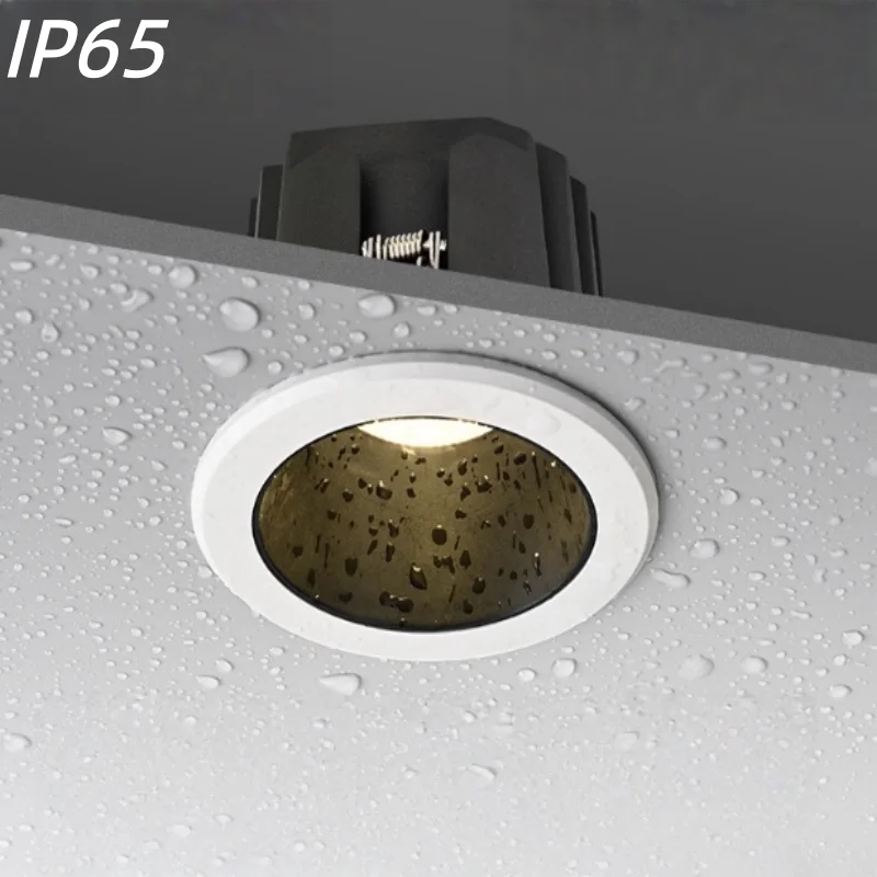 Waterproof recessed wall-mounted IP65 bathroom, toilet and kitchen anti-fog mirror front moisture-proof light