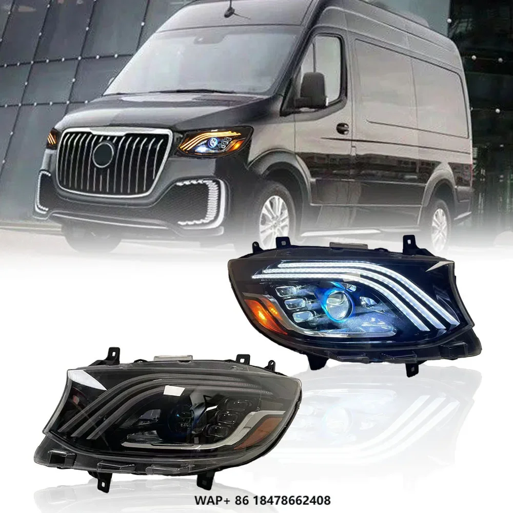HOSI LED Headlights for  Sprinter Led Headlights 2019-up Head Lights Front Lamp Car Accessories