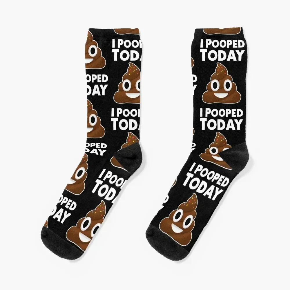 

I Pooped Today Socks hockey sports and leisure FASHION soccer anti-slip Socks Woman Men's