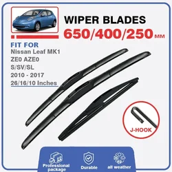 Wiper Blades For Nissan Leaf MK1 2010 - 2017 ZE0 AZE0 S SV SL Front Windshield Windscreen Rear Window 26