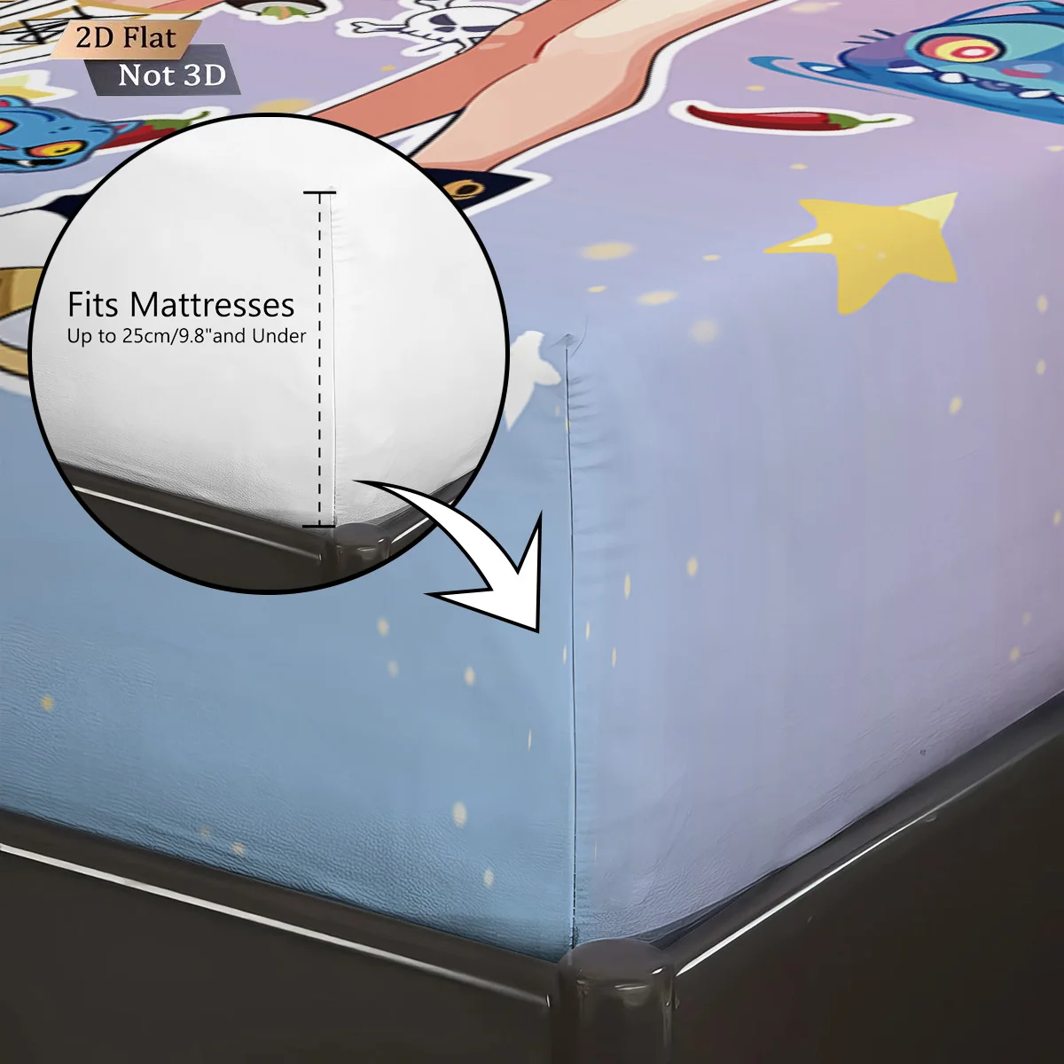 3 قطعة K-Pop شيطان الصيادين طباعة coreless غطاء سرير مجموعة أحجام متعددة لينة غطاء السرير غرفة نوم الفراش الديكور آلة قابل للغسل