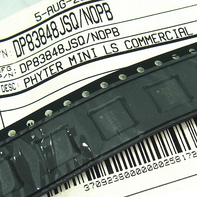 2pcs 100% new and orginal DP83848JSQ 83848JSQ DP83848 QFN40 DP83848J PHYTER Mini LS Commercial Temperature Port large stock