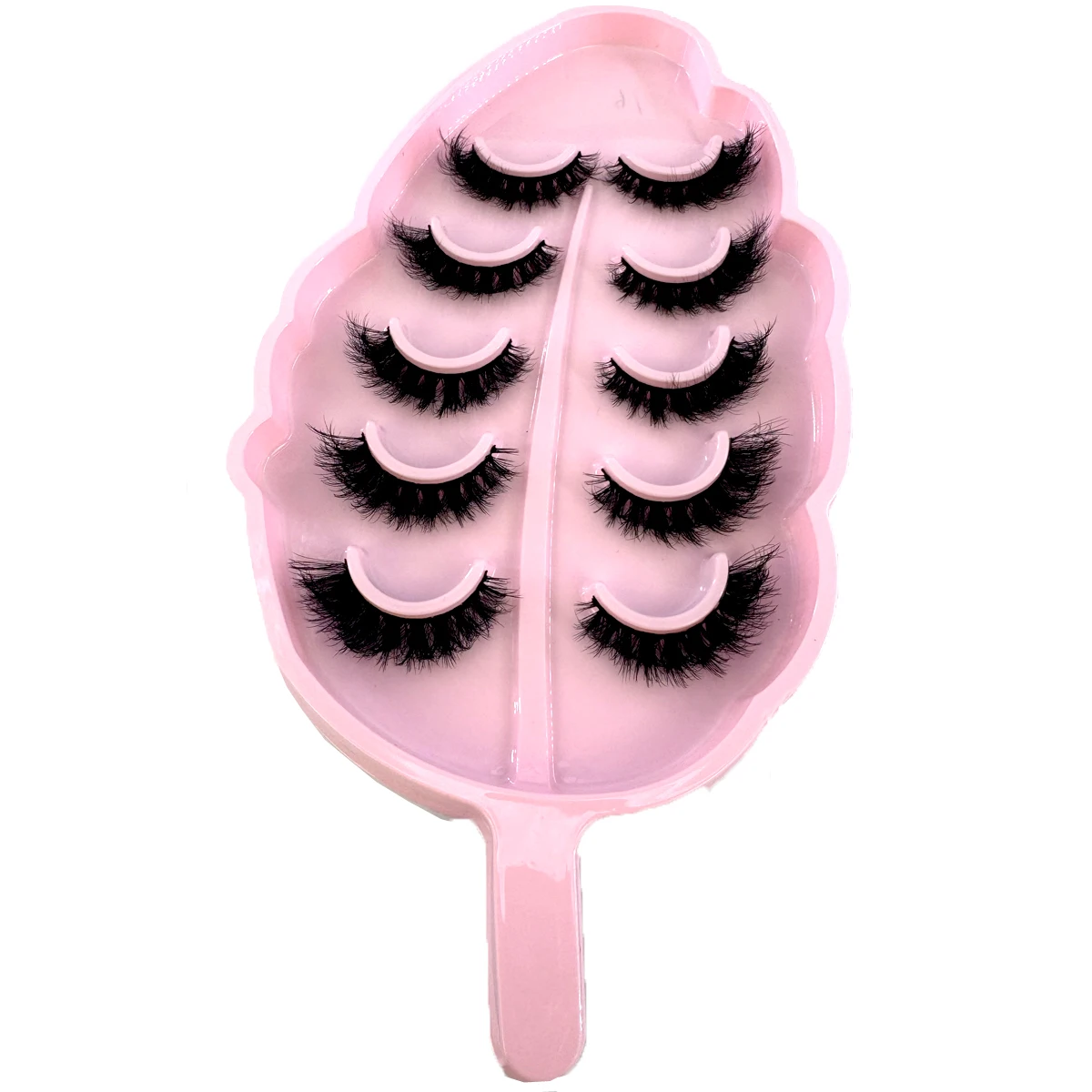 5 Paar Nerzwimpern, falsche Wimpern, natürlich/dick, lange Wimpern, weich, flauschig, dünn, 3D-Wimpern, Wimpernverlängerung, Make-up-Tools – Detail 18