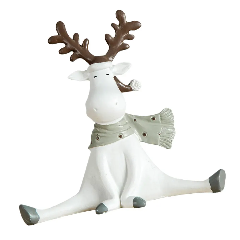 

Creative Resin Deer Ornament For Home Office Decoration, Unique Desktop Decor, Fine Craftsmanship, Perfect Christmas Gift