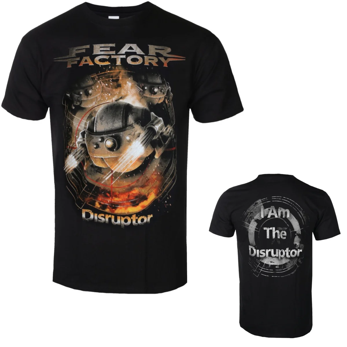 New Fear Factory Graphic Cotton T-shirt Unisex Summer Short Sleeve Fashion Brand Tee Luxury Casual Vintage Tees