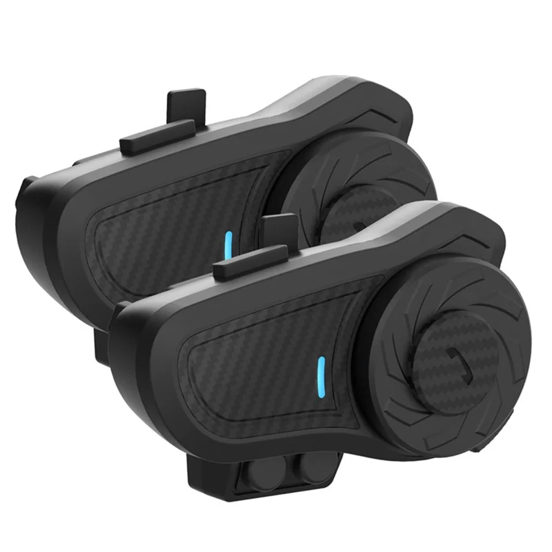 يمكن الاعتماد عليها - زوج واحد من خوذة الاتصال الداخلي للدراجات النارية نظام الاتصالات اللاسلكي إلى 800 متر مع إلغاء الضوضاء DSP & CVC