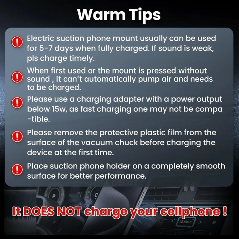 

Магнитный держатель сотового телефона для автомобиля, электрическое вакуумное крепление для автомобильного телефона с сильной присоской для Android-A86Z