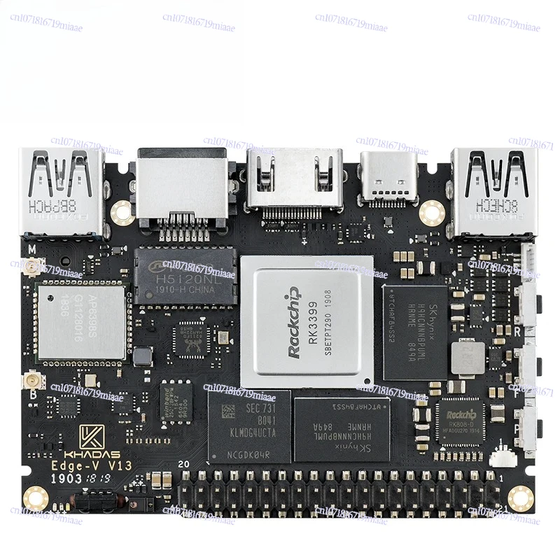 Khadas Edge-V RK3399 Core Board 6-core 64 بت Linux Android Ubuntu Development Board #4