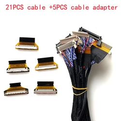 21pcs lvds cable kit +4pcs cable adapter 10-65