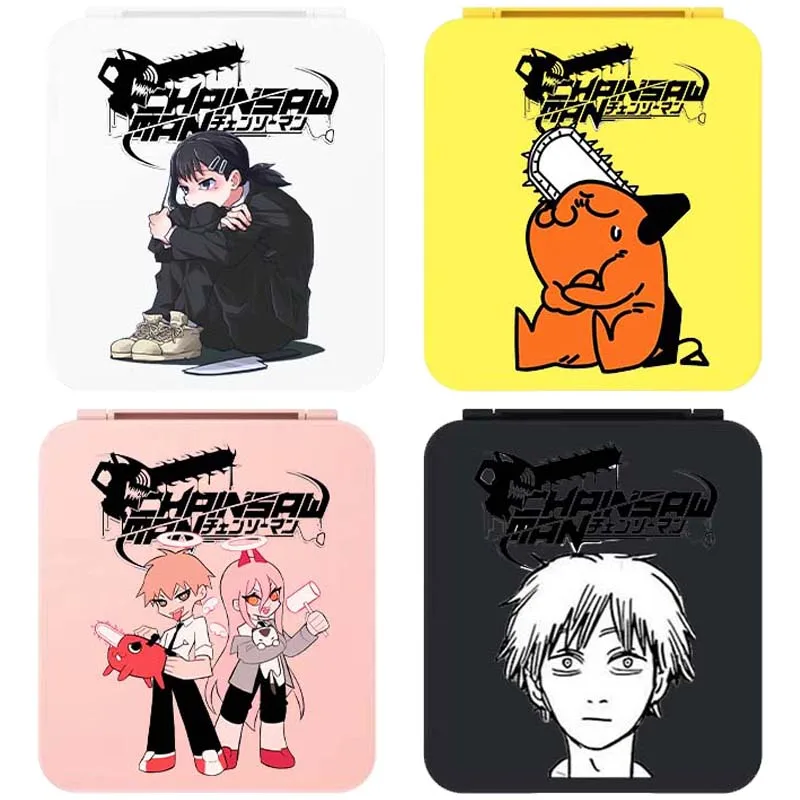 

Переключатель серии Chainsaw Man 12 в 1, чехол для хранения игровых карт Ns Oled, креативный магнитный переключатель, коробка для игровых карт, игровые аксессуары
