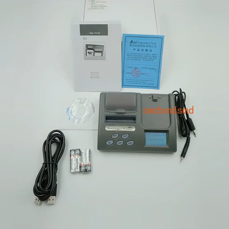 3-in-1 Datalogger AZ9801 Professional Thermal Temperature And Humidity Logger for Environmental Data Recording