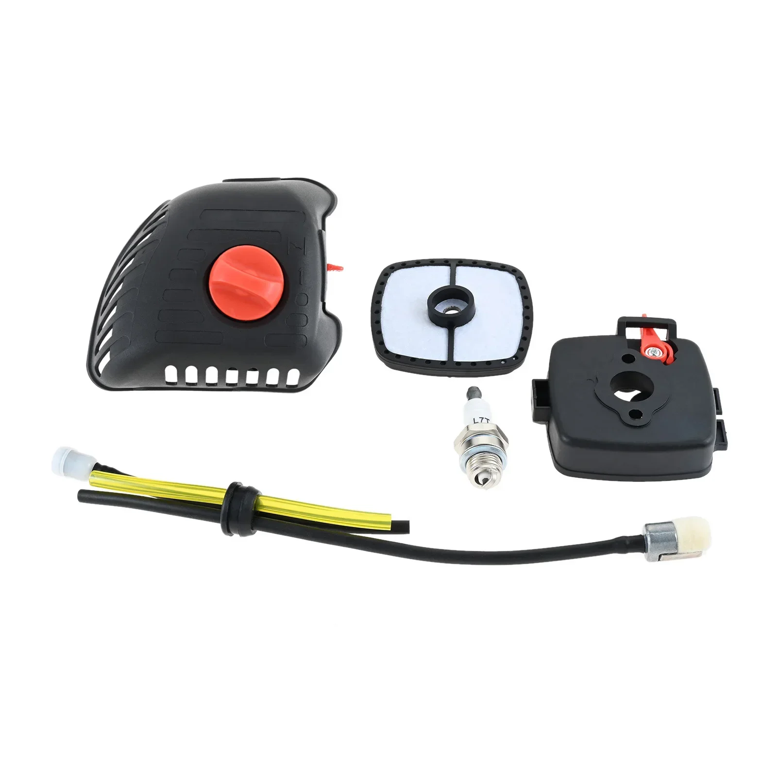 1Set SRM 225 Air Filter Cover Cleaner Case for Echo Weed Eater Tune Up Kit 90097 Fuel Line Maintenance Kit Brushcutter Pruner