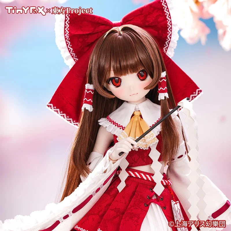 Official Tinyfox × Touhou Project Hakurei Reimu Dream Battle 1/4 Peko Body Mjd Fullset Articulated Doll Ornament Birthday Gift