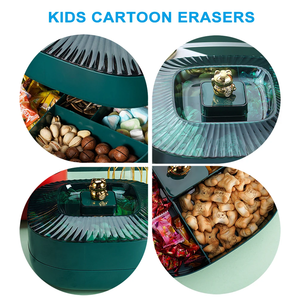 

Double Layer Fruit Box Food Storage Tray Elegant Snack St Decorative Dessert Holder Food Storage Tray Strong Plastic