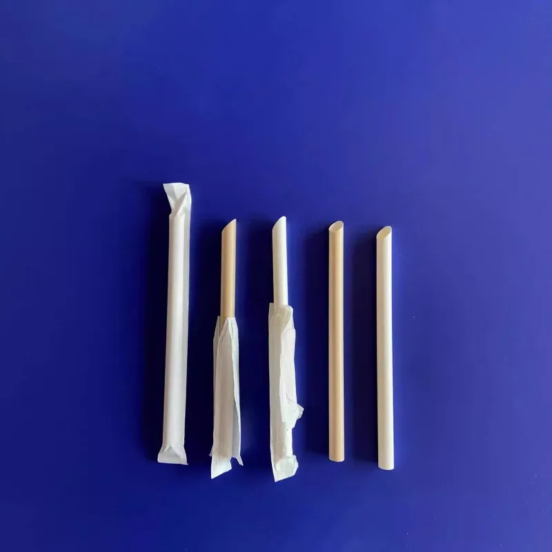 Paper straw bubble tea independent packaging disposable thick straw milk tea shop 12 * 230mm (2000 pieces)