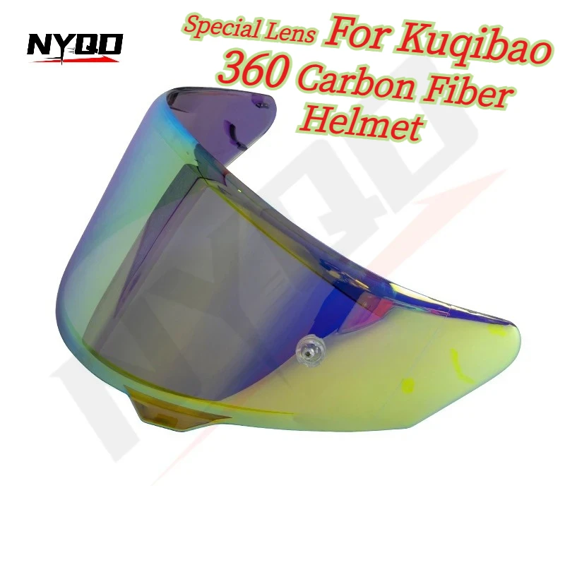 

Carbon Fiber Helmet Visor for Kuqibao 360 Anti-Fog UV Resistant Multiple Colors Replacement Shield