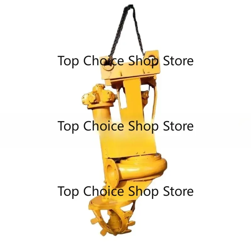 Side mud pump engineering dredging and desilting pond fish pond silt conveying equipment Side mud pump