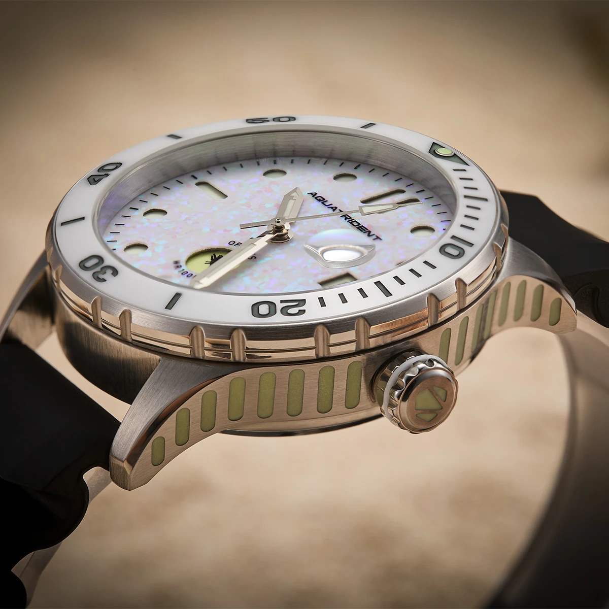 Aquatrident's neue 36 mm luxuriöse mechanische Damenuhr, Standard-Zeituhr, NH38, mechanisch,