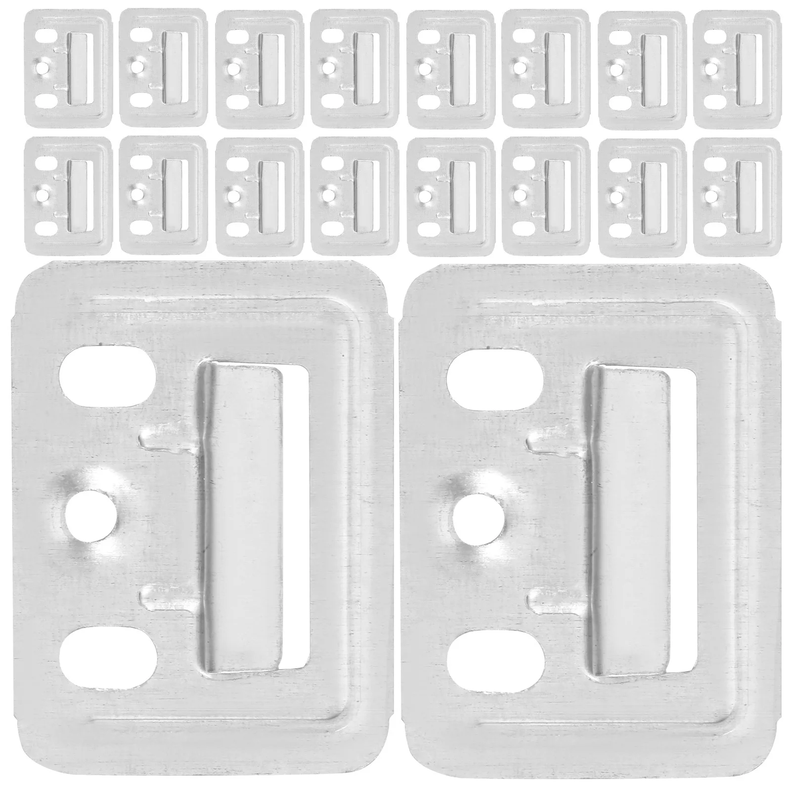 

100pcs Panel Clips Metal Wall Panel Buckle Fixing Pieces For Integrated Wall Panels Furniture Hardware Mounting Brackets Clamp