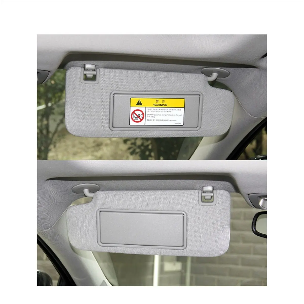 Super Sale Car Sun Visor Mirror Cover Makeup Mirror Cover for Peugeot 408 508 4008 5008 for Citroen C4L C6 C5X