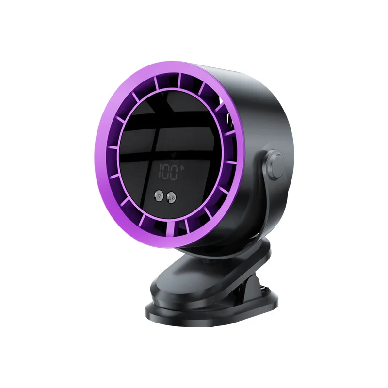 Desktop fan 100-speed high-speed circulating fan charging digital display desktop turbine wall-mounted desktop fan