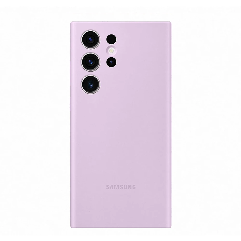Oryginalne etui silikonowe do telefonu Samsung Galaxy S23 Ultra, miękka silikonowa obudowa, przyjemna w dotyku, ochronne etui EF-PS918TGEG. — zdjęcie produktu 4