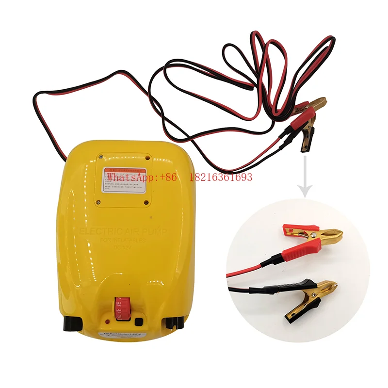 GP-80 Rubber Boat Marine High-pressure Electric Inflation Pump, Dual-purpose Inflation Pump, 12V Float Pump Accessories
