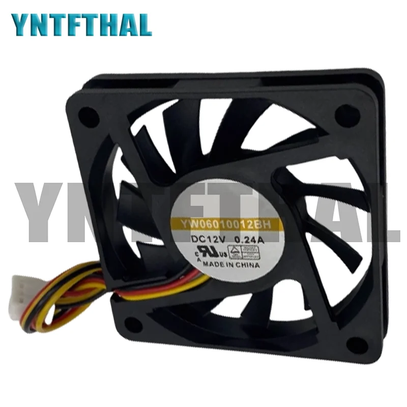 Working For YW06010012BH DC12V 0.24A Four Lines Cooling Fan