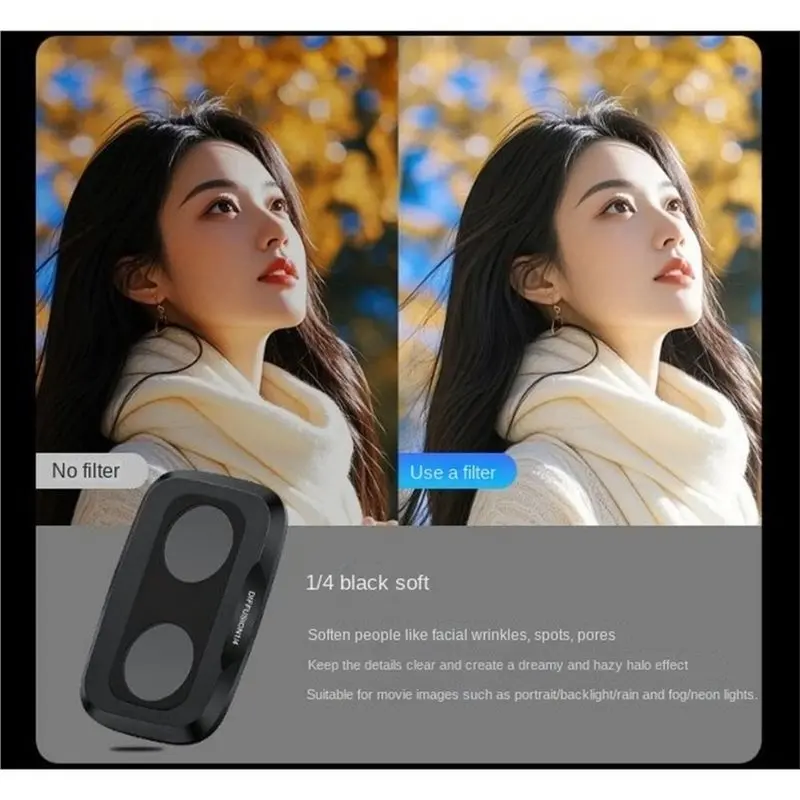Reliable-CPL Filter Help Included In For DJI Osmo Pocket 4P Glass Filter Kit- VND1-5/Reduces Light Evenly, Minimizes Color Shift