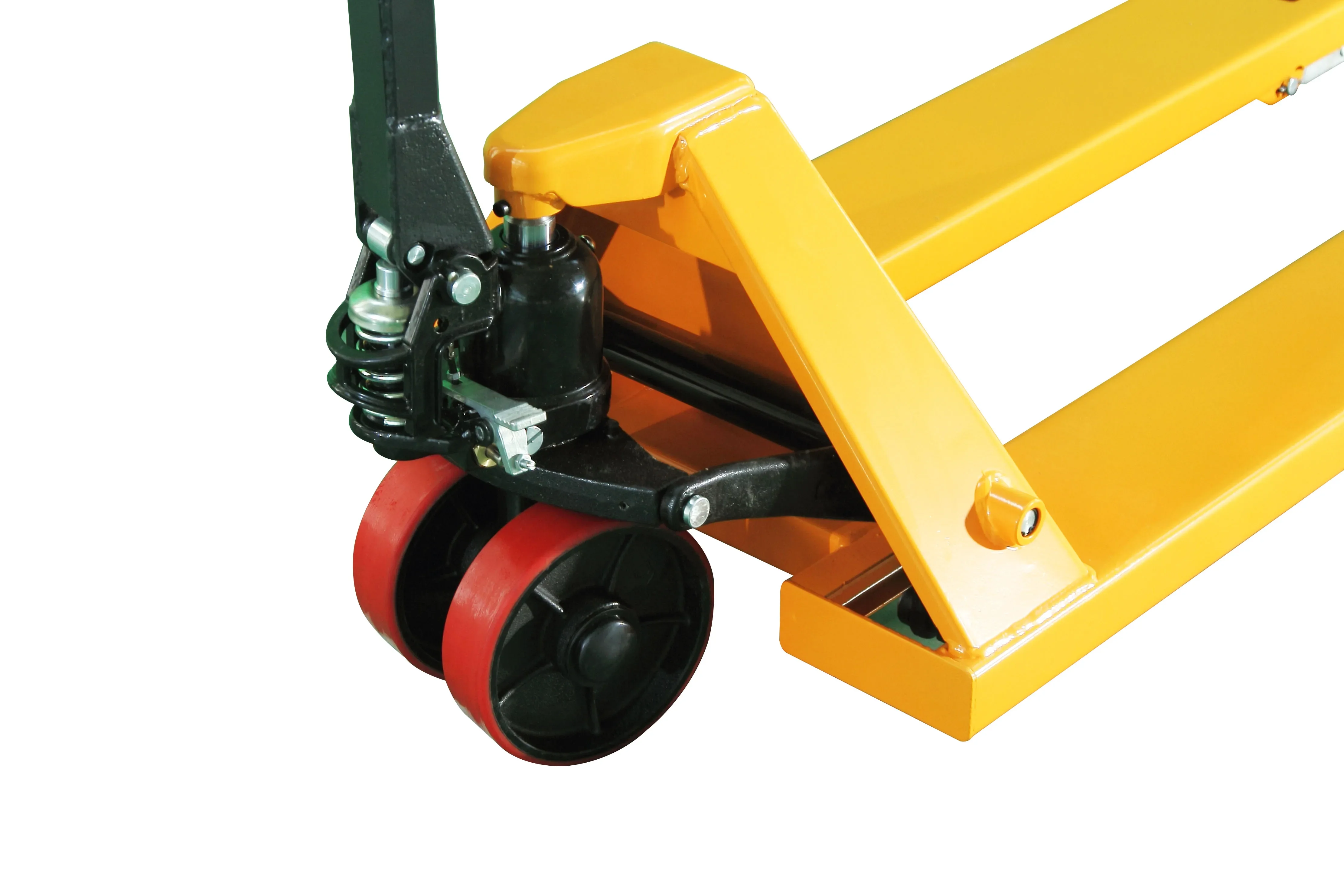 Yellow Industrial 2 Ton PA Wheel 685mm Forklift Manual Pallet Jack Truck