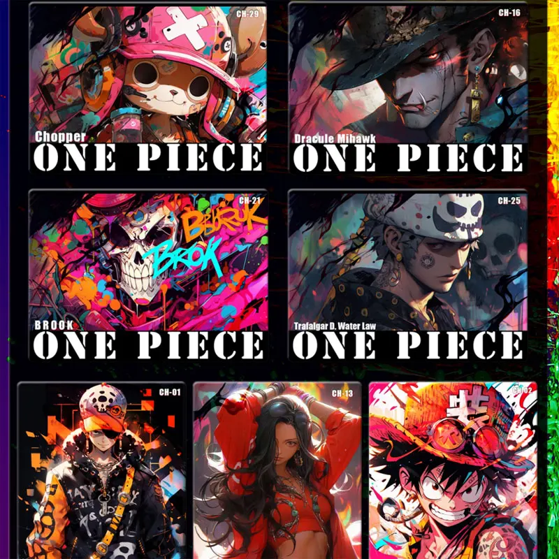 Anime japonês acrílico Frigorífico Magnet Card, One Piece Case, Boa Luffy Robin, CCG Hobbies presente, atacado, 2024, 1 pc