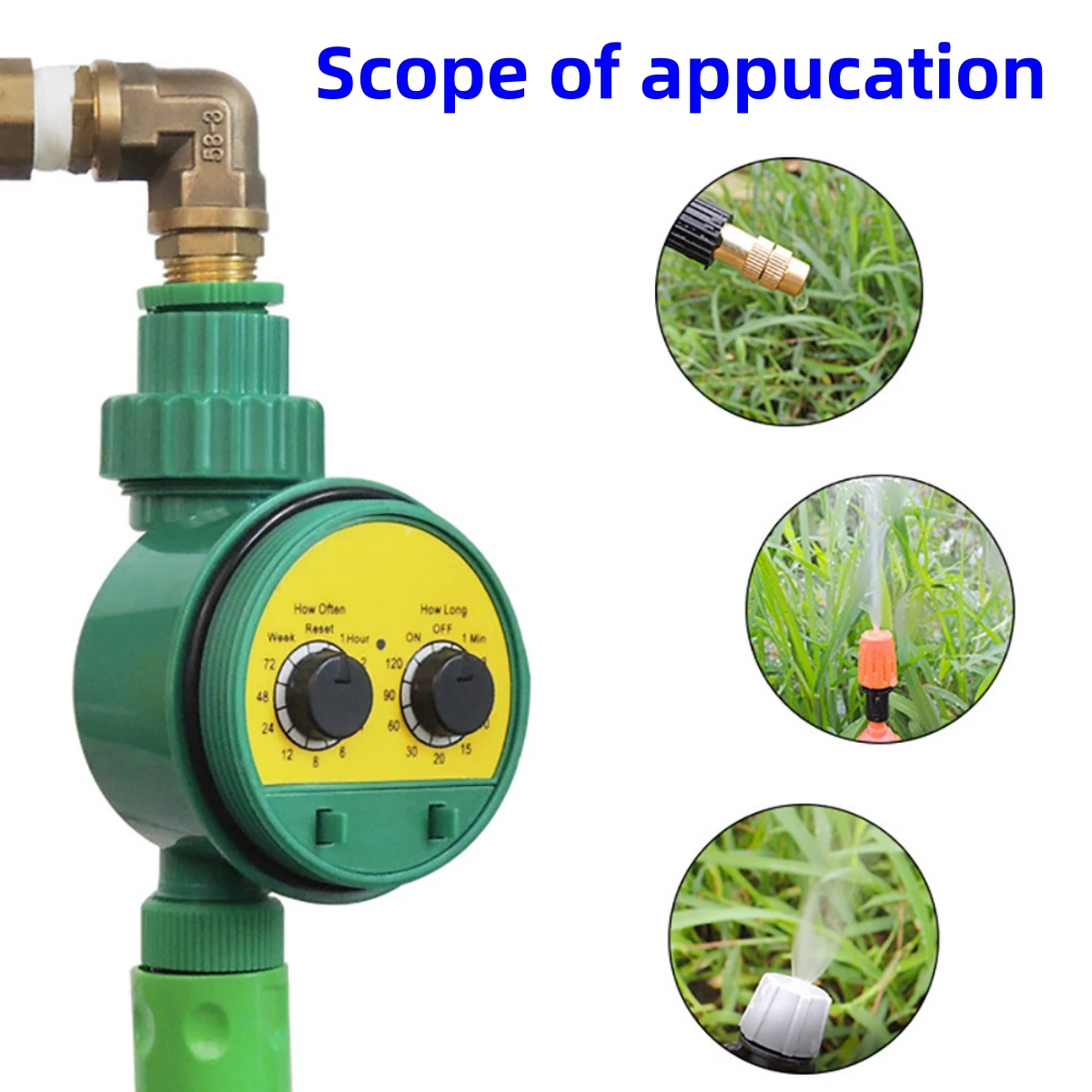 Water Timer Irrigation Controller Garden Hose Electronic Automatic Irrigation Timing Tool Park Lawn Sprinkler Water Controlling