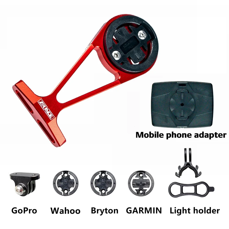 ZRACE Fahrradcomputer-Halterung für integrierten Lenker/Vorbau/Lenker, IGPSPORT / Garmin/Bryton/GoPro/Mobiltelefon