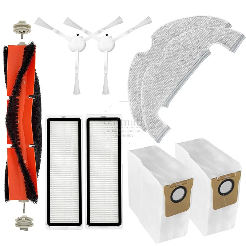 Acessórios para xiaomi dreame bot d10 plus rls3d peças de reposição aspirador escova filtro hepa pano mop